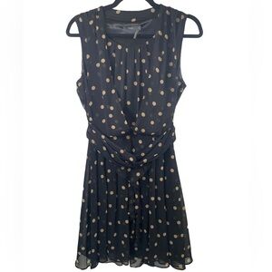 THML Black Polka Dot Dress Size Medium